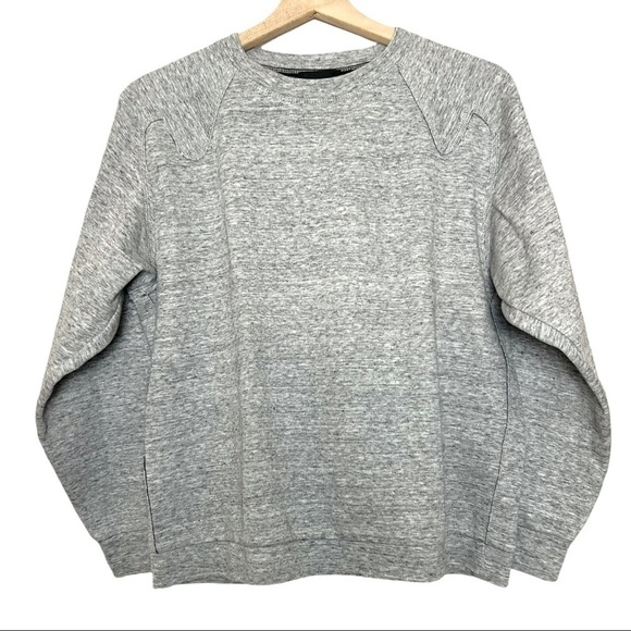 *3.1 PHILLIP LIM Western Seam Shoulder Raglan Sleeve Pullover Crew Sweatshirt S - Picture 2 of 5